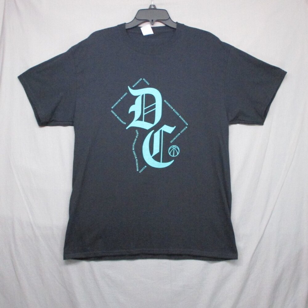DC Capital One Graphic Print T-=-Shirt Black Men Size |‎ L